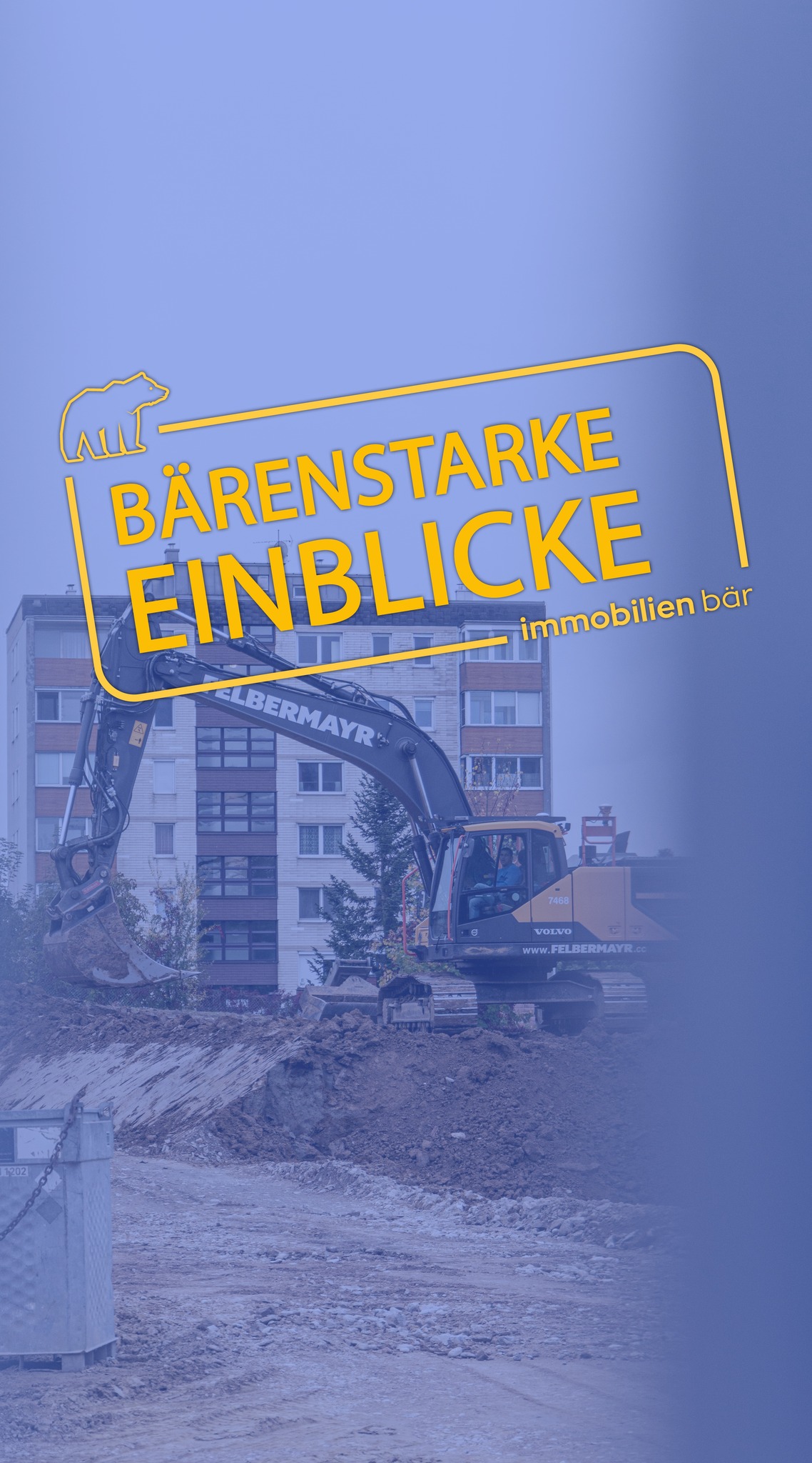 🌞 Der Baustart für 61 moderne Wohnungen am begehrten Sonnenhangareal Überlberg ist erfolgt und langsam zieht winterliche Stimmung am Areal ein. Wir waren beim Spatenstich live dabei und möchten das gerne mit euch teilen! 🏡
In den nächsten Wochen gibt’s außerdem Interviews mit den Bauträgern, der Architektin und dem Bürgermeister für euch zu sehen.
Mit Wohnflächen zwischen 55 und 90 m² sowie großzügigen Balkonen oder Eigengärten entsteht mitten in Bad Schallerbach moderner Wohnraum, der Platz zum Wohlfühlen bietet. ✨
Hier trifft komfortables Wohnen auf sonnige Lebensqualität – ideal für alle, die Raum, Licht und Freiheit lieben. 🌿
Wir halten euch über alle Projektupdates auf dem Laufenden.

#immobär #uberlberg #wohnen #immobilien