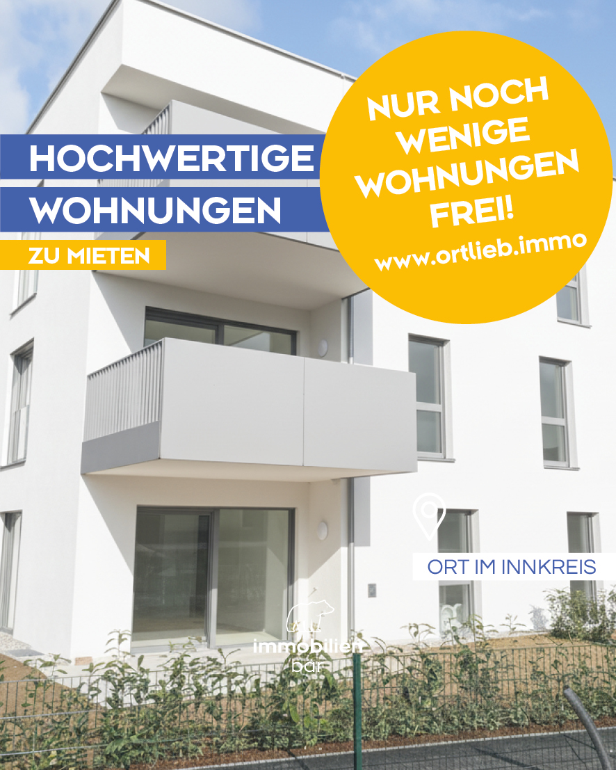 🏢 Jetzt die letzten Mieteinheiten sichern – Ort im Innkreis!
Ortlieb ist hier Programm: Die Anlage ist schon toll belebt und gut bewohnt. 🌟 Nur noch einige wenige Mieteinheiten in den beiden Gebäuden sind frei, also schnell zugreifen!
📞 Melde dich bei Stefan für deinen persönlichen Besichtigungstermin.
#immobär #miete #ortiminnkreis #wohnungen #letztechance