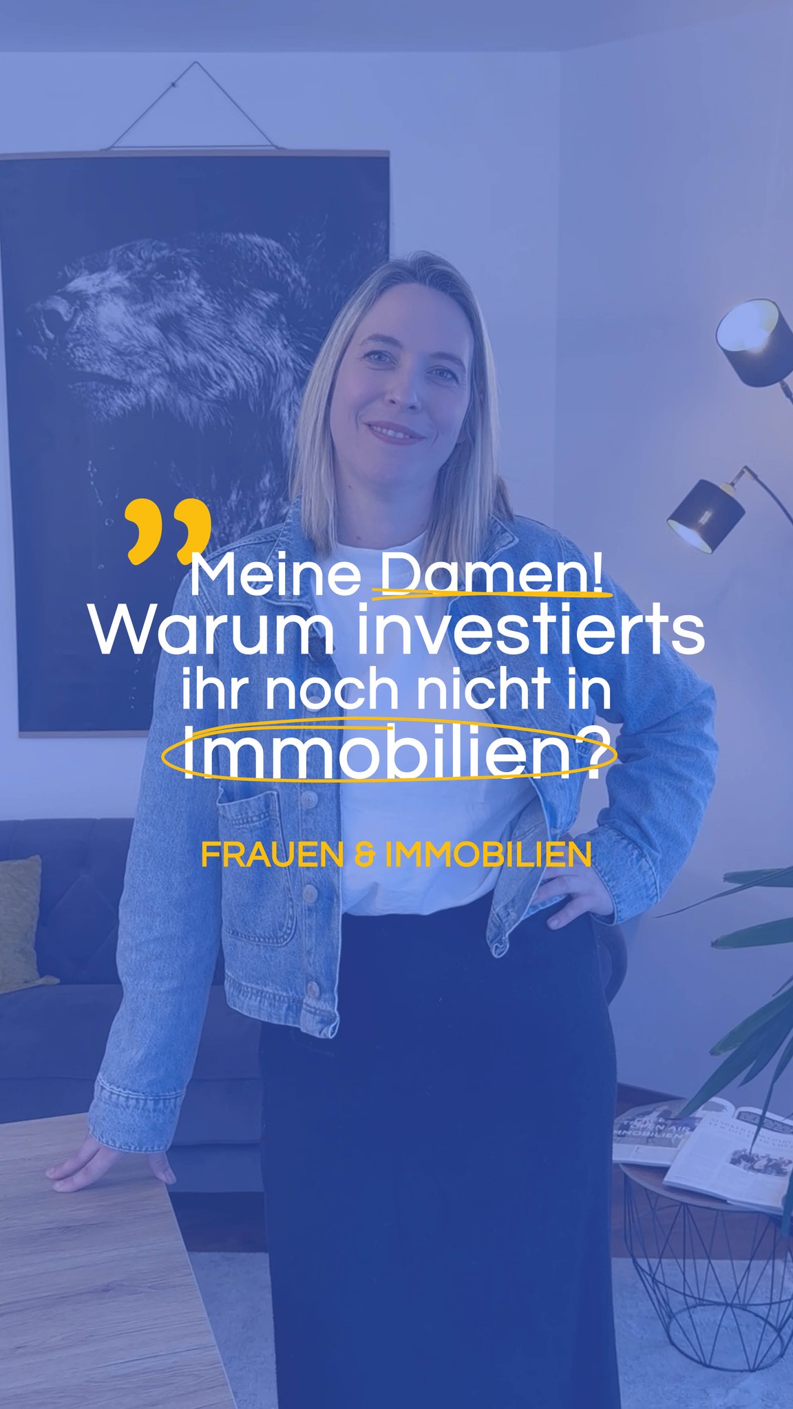 Ladies, heute mal Klartext: 💬
Habt ihr schon in Immobilien investiert? 🏡 Wenn nicht -worauf wartet ihr eigentlich? ⏳
Kathi hat ihre persönlichen Tipps und Erfahrungen für euch kurz und knackig zusammengefasst 📌
Kommt gerne zur Beratung 🤝 Heute ist der beste Zeitpunkt, um den ersten Schritt in Richtung mehr Unabhängigkeit zu gehen ✨
Und eines ist sicher: Ein Immobilieninvestment ist kein kleiner Schritt 📈
Aber ihr seid damit nicht allein. Wir begleiten euch auf dem gesamten Weg 🤍 

Der Kaffee geht natürlich auf uns 😄