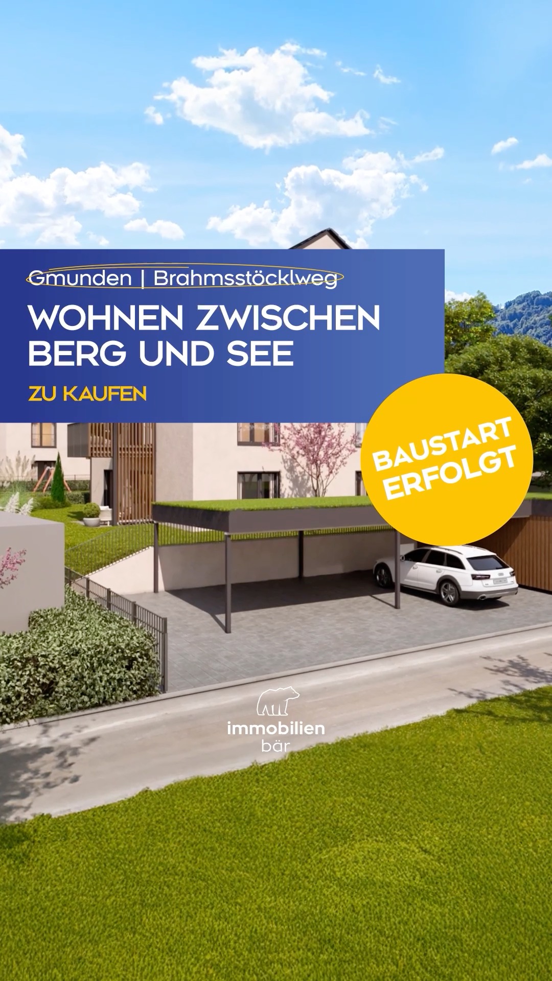 🏗️ Die ersten Einheiten sind bereits verkauft und bald geht es mit den Bauarbeiten los. 🔥 Gute Stimmung also beim Ambliente Gmunden. 😊
Hier sind noch 8 Wohneinheiten in zentraler Lage verfügbar. 📍 Sichere dir also schon jetzt deinen Traum vom Eigentum im Salzkammergut. 🏡✨
Zur Verfügung stehen Wohneinheiten zwischen 50 – 129 m² 📐. Außerdem sind 2 Penthouse-Wohnungen mit Bergblick verfügbar. ⛰️🌄
Zum traumhaften Traunsee 🌊 sind es nur wenige Gehminuten. Hier wohnst du also mitten im Berg- & Seenland. 🌿🏔️
Verliere also keine Zeit und sichere dir dein Eigentum in einer der traumhaftesten Regionen Oberösterreichs. 💚