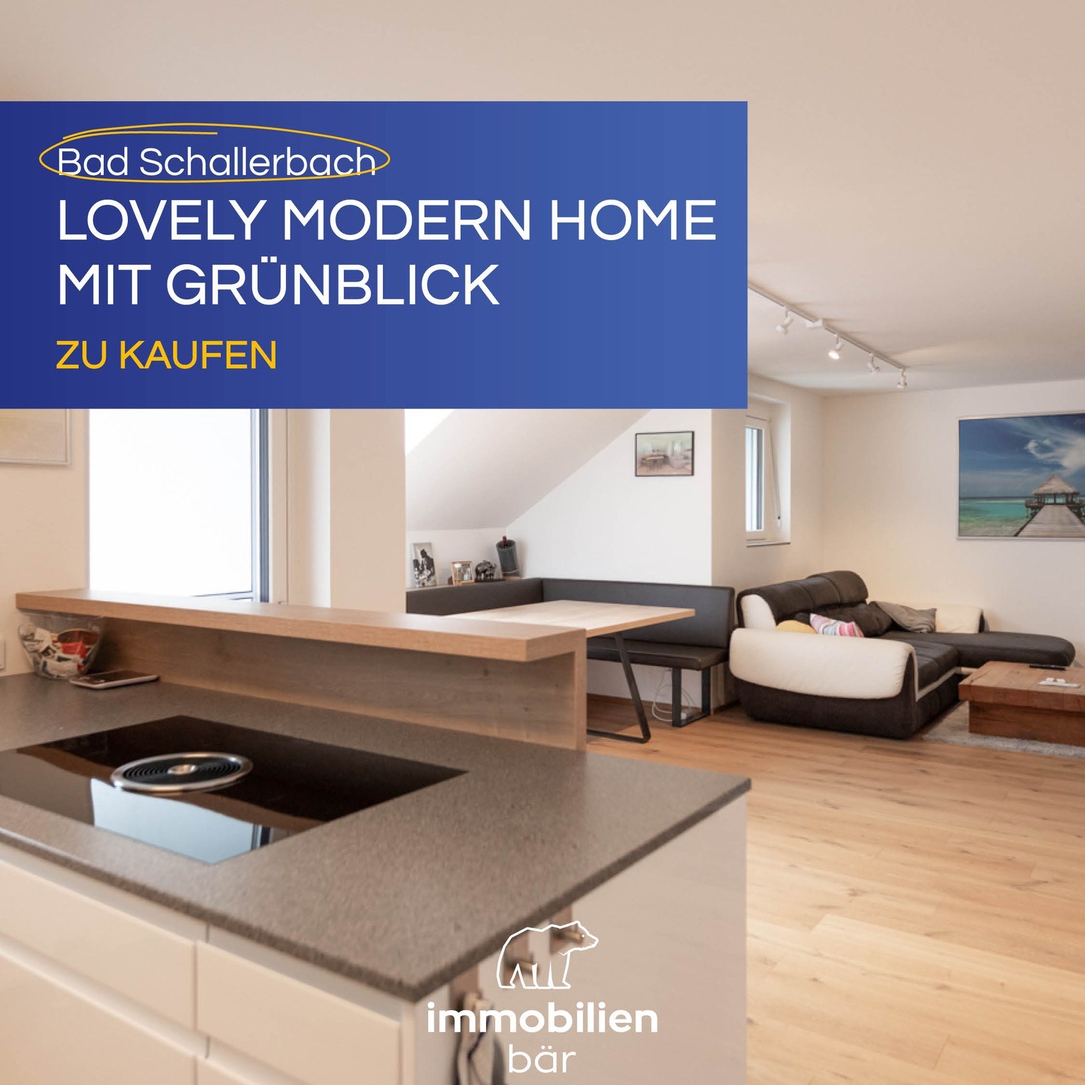 🏡 Lust auf diese 4 Zimmer Wohnung mit Balkon und Tiefgarage in Bad Schallerbach?
Die top sanierte 101 m² Eigentumswohnung befindet sich in ruhiger Lage am Park und ist dennoch zentral. 🌳📍 Aber lies fertig bis zum Ende … 👀
✨ 4 Zimmer mit durchdachtem Grundriss
🌳 Balkon mit ca. 7,5 m² und Blick ins Grüne
🚗 Tiefgaragenplatz inklusive
👨‍👩‍👧‍👦 Kleine Hausgemeinschaft mit nur 6 Parteien
💡 Jetzt zum reduzierten Preis. Perfekte Gelegenheit für Familien oder Eigennutzer!
📩 Interesse geweckt? Dann melde dich bei Kathi.
#immobär #immobilien #badschallerbach #quellenviertel #eigentumswohnung #zukunftsvorsorge #eigentum