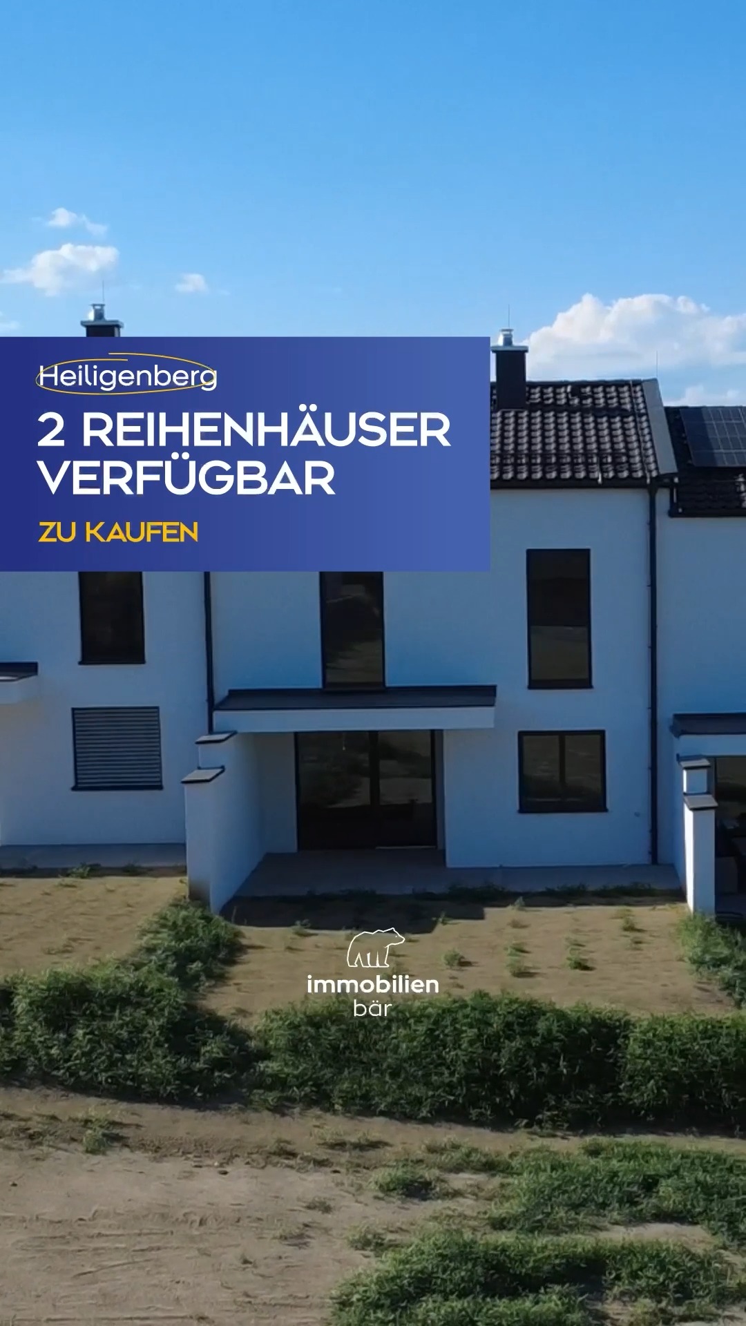 🏡 𝐋𝐞𝐢𝐬𝐭𝐛𝐚𝐫𝐞𝐬 𝐄𝐢𝐠𝐞𝐧𝐭𝐮𝐦 𝐢𝐧 𝐁𝐚𝐮𝐦𝐞𝐢𝐬𝐭𝐞𝐫-𝐐𝐮𝐚𝐥𝐢𝐭ä𝐭! ✨
Jetzt ist der perfekte Zeitpunkt, um dir den Traum vom Eigenheim zu erfüllen! In Heiligenberg warten zwei schlüsselfertige Reihenhäuser auf ihre neuen Besitzer. 🔑
Freu dich auf 103 m² Wohnfläche, einen sonnigen Eigengarten 🌿 und eine durchdachte Raumaufteilung, alles in bewährter Baumeister-Humer-Qualität. 🏗️
Das Beste daran? Zum Preis, den viele nur für eine Wohnung bezahlen. 💶
Überzeuge dich selbst bei einer Besichtigung. Diese ist ab sofort möglich und dein neues Zuhause ist sofort bezugsfertig. 🏠
📞 Vereinbare jetzt deinen Besichtigungstermin, wir freuen uns auf dich! 🚀
#Heiligenberg #Reihenhaus #Eigenheim #HausKaufen #LeistbaresEigentum #Immobilienbär