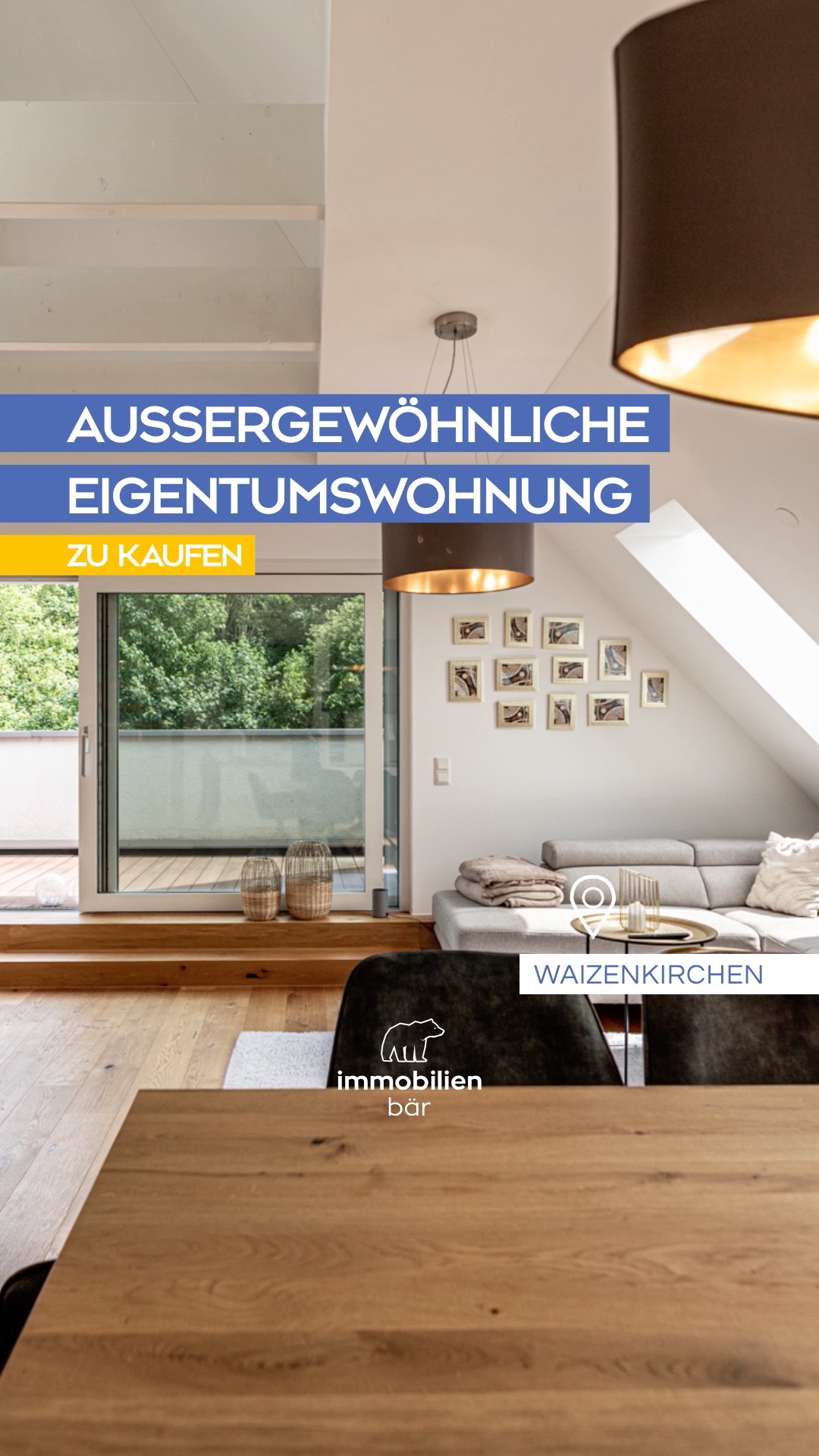 ✨ Wir zeigen euch heute wieder ein richtiges Schmuckstück! ✨
Und zwar diese einzigartige Wohnung mit Wendeltreppe und Galerie in Waizenkirchen. 🏡
Die Dachgeschosswohnung ist modern ausgestattet und begeistert mit ihrer weitläufigen Raumgestaltung. Das Herzstück bildet der großzügige Wohn- und Essbereich mit direktem Zugang zur sonnigen Terrasse. ☀️🍽️
Außerdem gehören eine große Doppelgarage 🚗🚗 und ein Kellerabteil 📦 zur Wohnung.
Wenn ihr uns fragt: ein Top-Objekt in hervorragendem Zustand! 👌✨
Besonders praktisch: Mit dem Lift gelangst du ganz bequem in dein neues Zuhause. 🛗😊
Besichtigungen sind ab sofort mit Kathi möglich. 📞
Wir freuen uns auf deinen Anruf! 🔑🏡