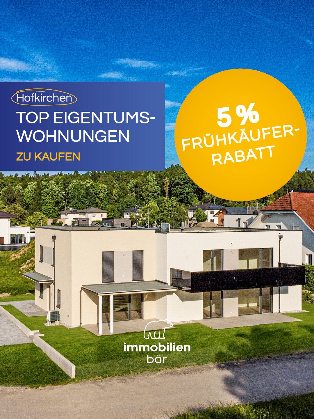 🏡 Sichere dir bei Hillside Hofkirchen ab sofort und nur für kurze Zeit einen einmaligen Frühkäuferrabatt auf eine von drei Eigentumswohnungen! 🔥
Was dich hier erwartet? Viel Privatsphäre! 🌿 Denn beim Hillside handelt es sich um ein geräumiges Dreiparteienhaus. Die beiden Einheiten im Erdgeschoss verfügen über Eigengärten. 🌳 Die Wohneinheit im Obergeschoss ist mit einer großen Terrasse ausgestattet. ☀️
Die Wohnflächen belaufen sich auf 69 bis 91 m² und du kannst zwischen 2 bis 4 Zimmern wählen. 🏠✨
Inspiration findest du beim Projekt Hillside 1, das bereits mit Leben erfüllt und bewohnt ist. 🏡❤️ Du kannst dich also auf ein modernes und hochwertiges Eigenheim in grüner Siedlungslage freuen. 🌳
Und die traumhaften Sonnenuntergänge von deinem Hausberg aus sind übrigens kostenlos mit dabei. 🌅😉
#immobär #immobilien #eigentumswohnungen #neubau #hofkirchen #wohnungen #realestate