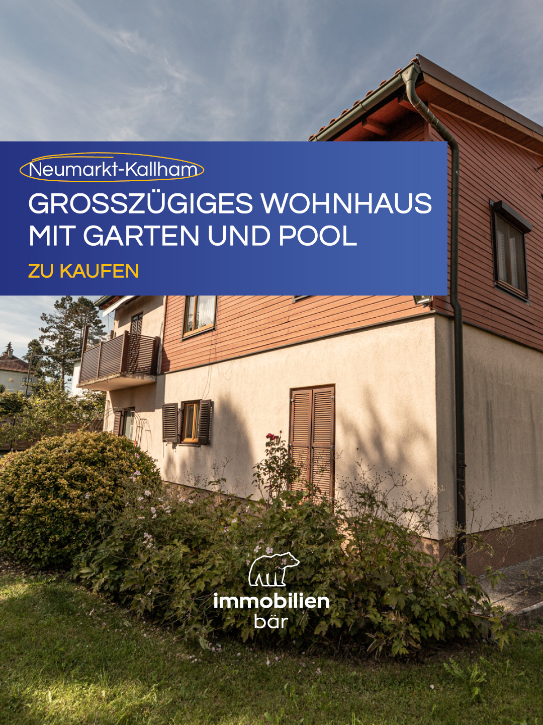 🏡 Gemütlich, zentral und mit Platz für deine Ideen! 🌿
In der Auing 1, mitten im Herzen von Neumarkt / Kallham verbirgt sich dieses liebenswerte Wohnhaus mit 2 Wohneinheiten, Garten und zusätzlichem Grundstück. 💚
Hier lebt es sich nicht nur extrem zentral und gut angebunden, sondern auch richtig gemütlich. Das Haus bietet viel Platz für Familien und jede Menge Potenzial, um mit etwas Geschick und Kreativität frischen Wind hineinzubringen. ✨
Ein besonderes Highlight ist der Garten mit Hütte, Schuppen und Pool. 🏡☀️ Zusätzlich steht ein kleines Grundstück mit wunderschönem Altbaumbestand zur Verfügung, das bei Interesse ebenfalls erworben werden kann. 🌳
Ein kleines Paradies für Familien, das nur darauf wartet, neu entdeckt zu werden! 😍
Frag jetzt bei uns an und entdecke die vielen Möglichkeiten dieser besonderen Immobilie. Wir freuen uns auf dich! 💚
#ImmoBär #NeumarktImHausruckkreis #Auing #Immobilien #HausKaufen